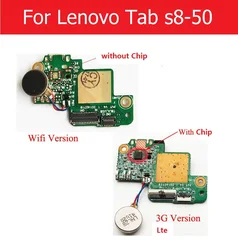 Genuine USB Charging Jack Dock Board For Lenovo Tab s8-50 3G / Wifi Version USB Charger Jack Port Flex Ribbon Cable Replacement