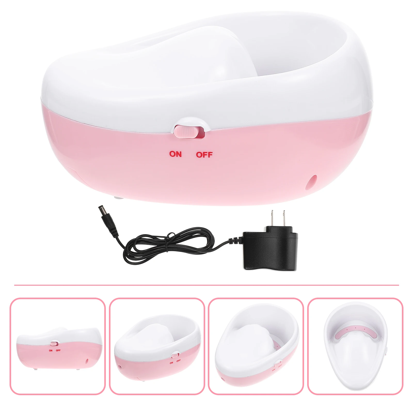 

Electric Hand Bowl Beauty Tools Nail Soak Off Bowls Manicure Color Removing Supplies 100-240V Dual Use Powered Salon