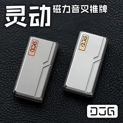 EDC Titanium Alloy Stainless Steel  Push Slider Mechanical Intensive EDC Decompression Toys