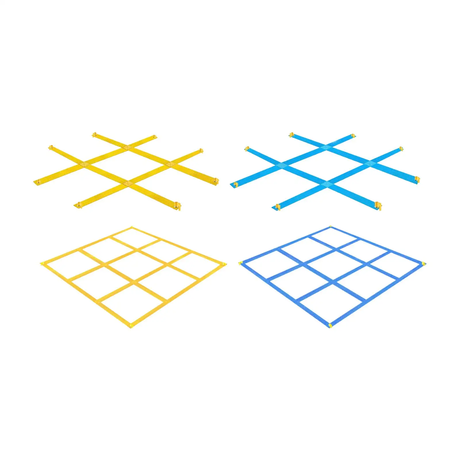 

Large Tac Toe Game Toss Game Set with Ground Stakes Lawn Backyard Games for Picnic