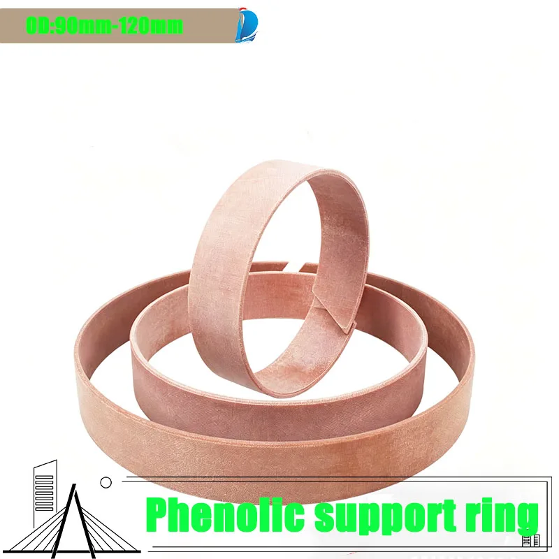 

2pcs-Phenolic Cloth Support Ring Split Guide Ring High Load Wear Resistant Seal For Hydraulic Cylinder