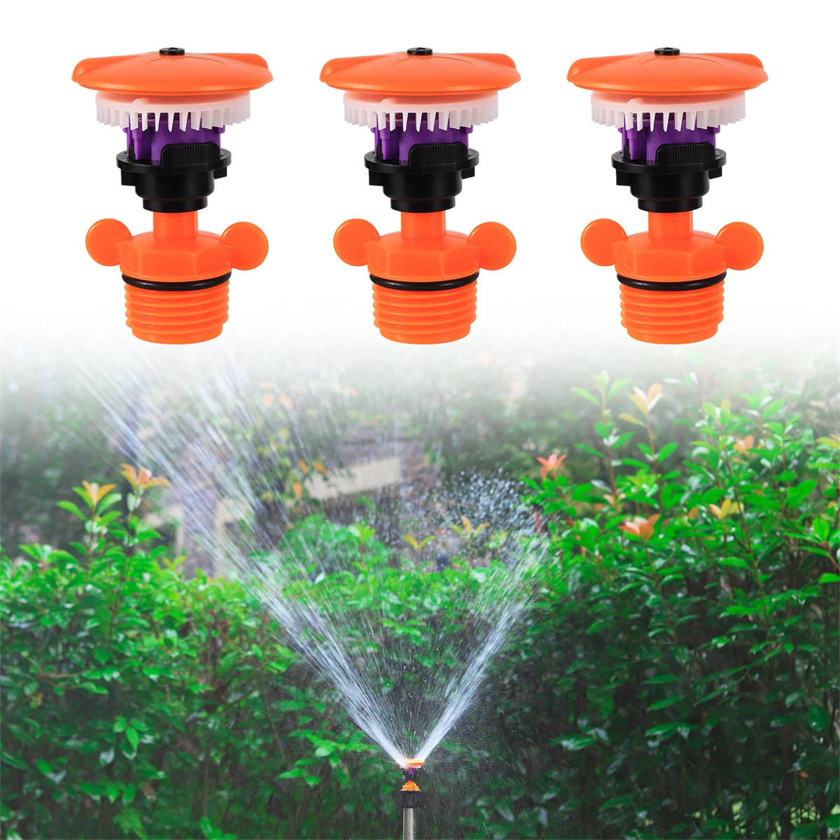 360 Degree Rotating Jet Sprinkler Nozzle 1/2