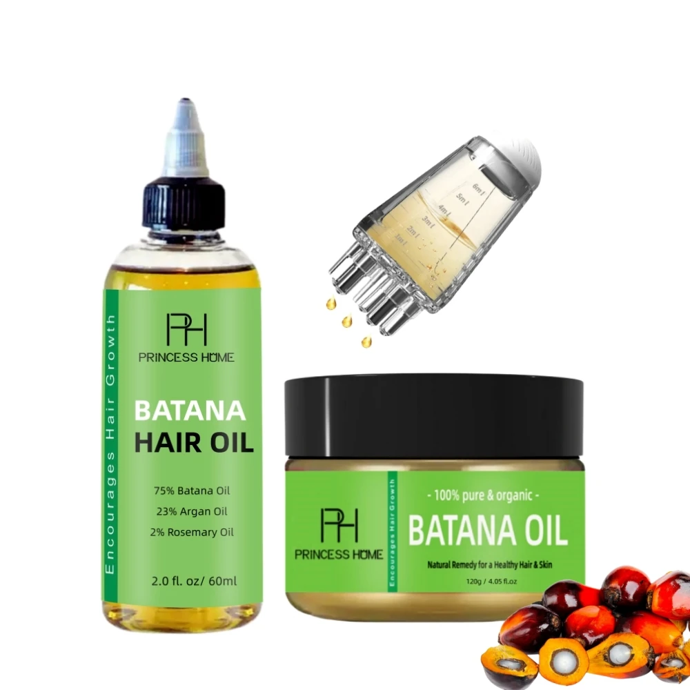 Natural Batana Hair Growth Oil For Women 100% Pure Batana Oil Hair Growth Oil Hair Regrowth Baldness Oil Hair Loss Treatment