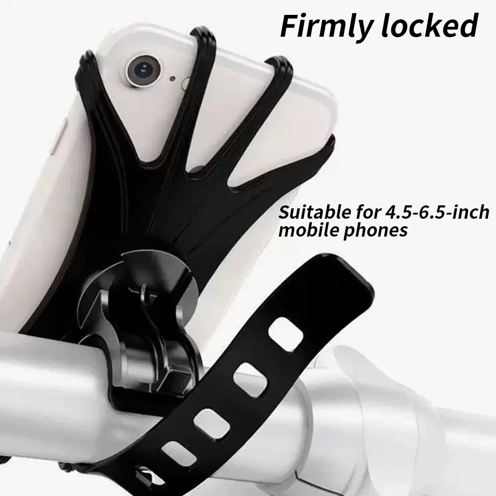 

Вращающийся силиконовый держатель для телефона на велосипеде для электрического мотоцикла, навигация, фиксированное крепление для мобильных телефонов