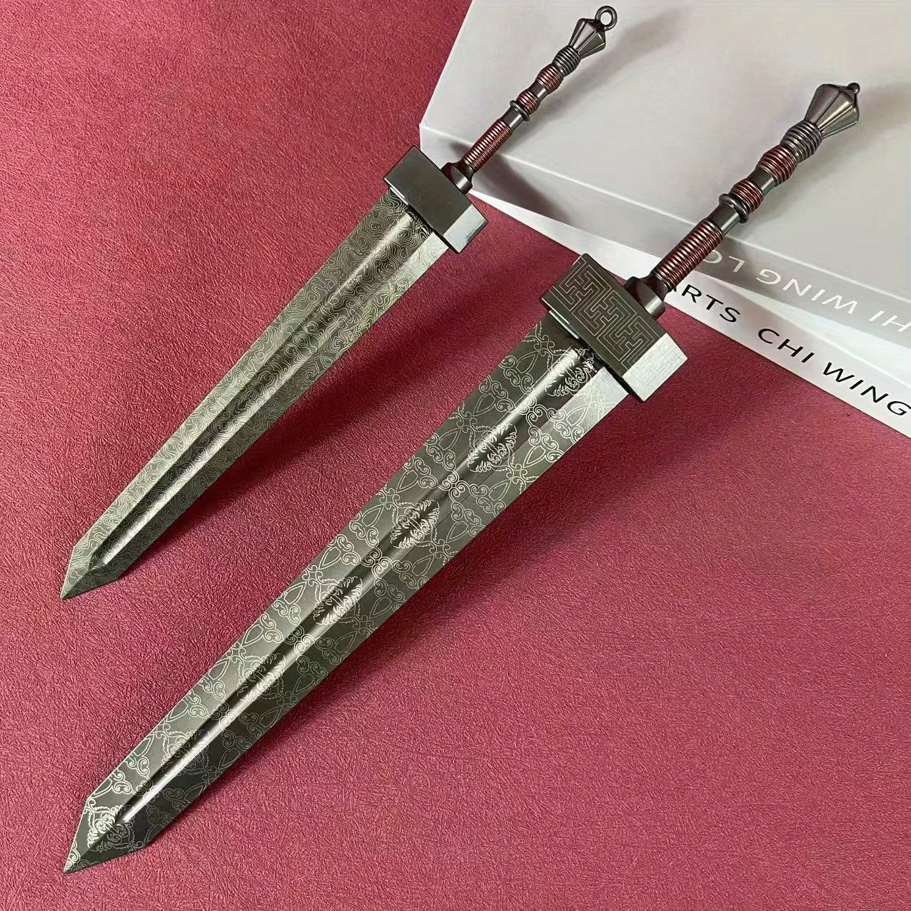 8.6/11.6inch Metal Elden Katana Sword Anime Small Mini Ninja Knife Blade Real Size Japanese Katana Original Samurai Sabre Gift