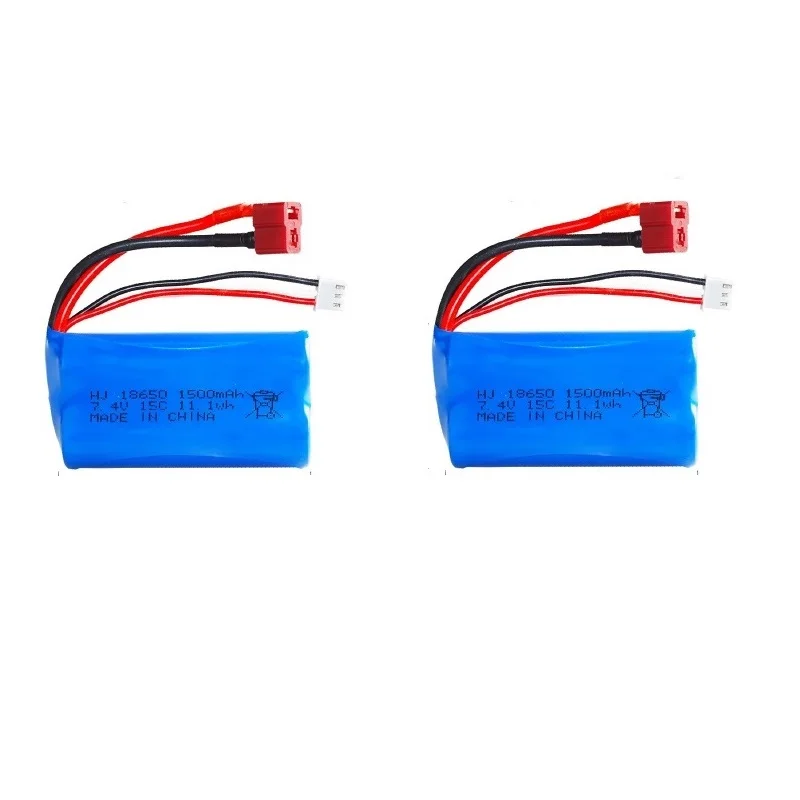 T Plug 7.4V 1500mAh Li-ion battery/USB for SCY-16101PRO SCY-16102PRO SCY-16103PRO SCY-16201PRO SCY-16101 A949B A959B  RC truck