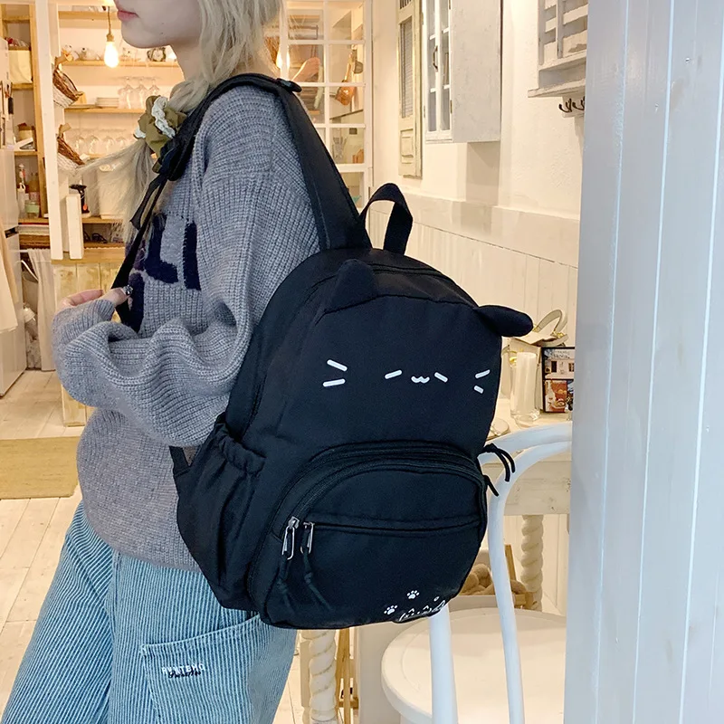 

Милый рюкзак Hello Kitty Ita для девочек-подростков, школьная сумка в нежном стиле для средней и старшей школы, модный рюкзак со съемными элементами