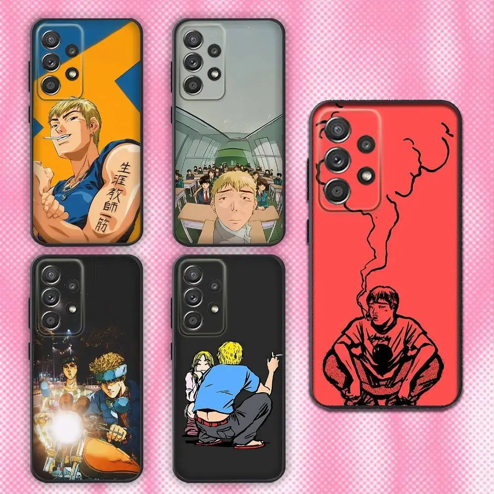 

Great Teacher O-Onizuka Phone Case For Samsung Galaxy A13,A21s,A22,A31,A32,A52,A53,A71,A80,Soft Black Shell