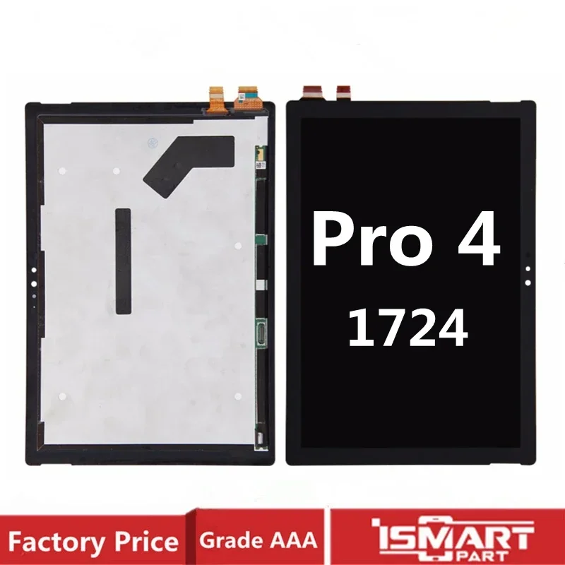 

For Microsoft Surface Pro 4 1724 LCD Display Screen Digitizer Assembly Touch Panel Glass Replacement Tested