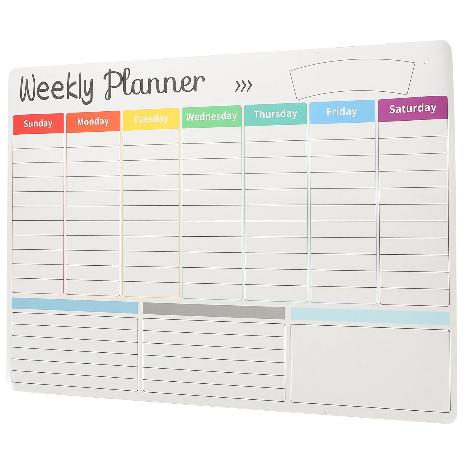

Magnetic Dry Erase Whiteboard Calendar Stickers Fridge Board Monthly Planner Weekly Schedule A3 Size Reusable Kitchen Notes