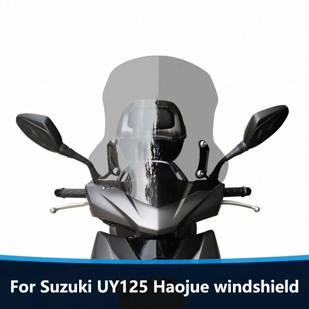 

For Suzuki UY125 Haojue motorcycle windshield modification windshield deflector can be raised and lowered (upgraded version)