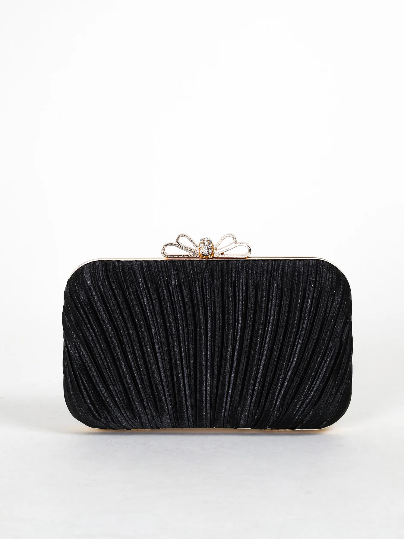 Elegant Rhinestone Bowknot Closure Novelty Bag Clutch Purses Bride and Bridesmaid Handbag Elegant Evening Bag for Women Club Pa