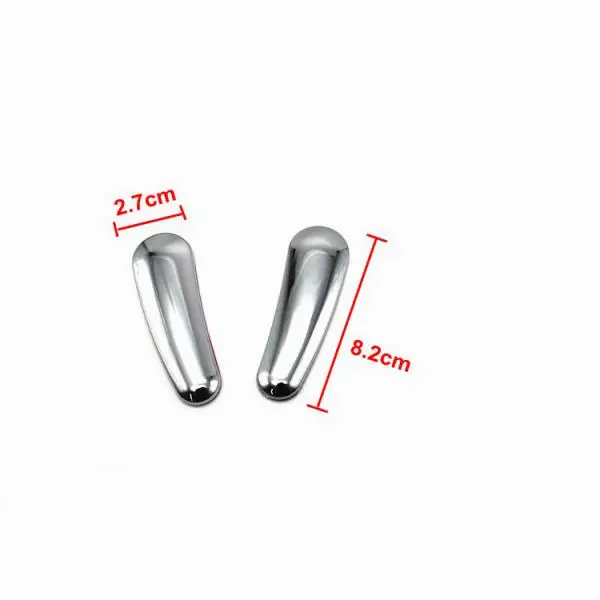 Swingarm Frame Insert Set Chrome Contoured Accents Motorcycle Frame Stickers Upgrade for Harley Softail