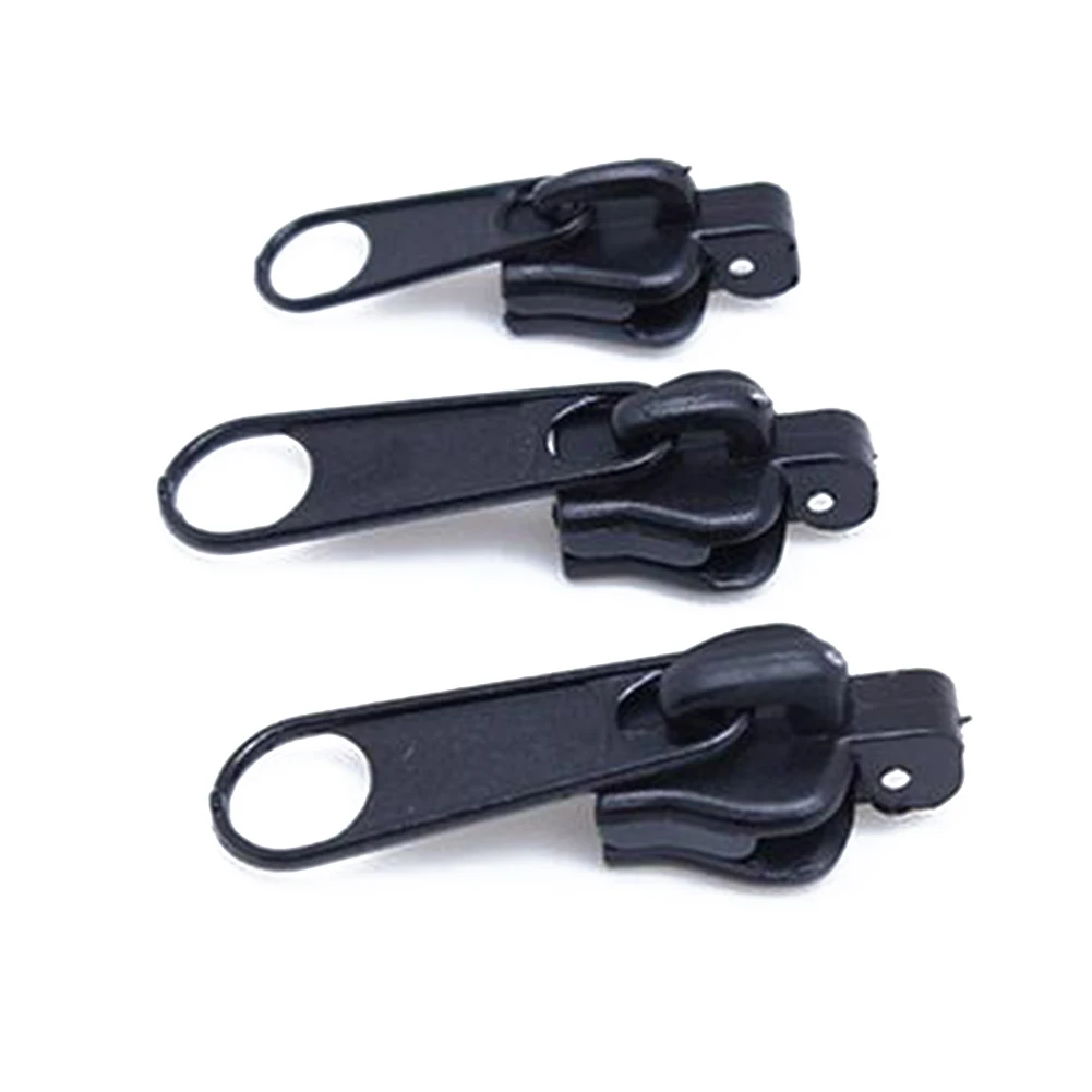 Deslizadores de cremallera universales, Kit de reparación de repuesto para tienda de campaña de cremallera, pantalones, ropa, accesorios de costura, 12-120 piezas