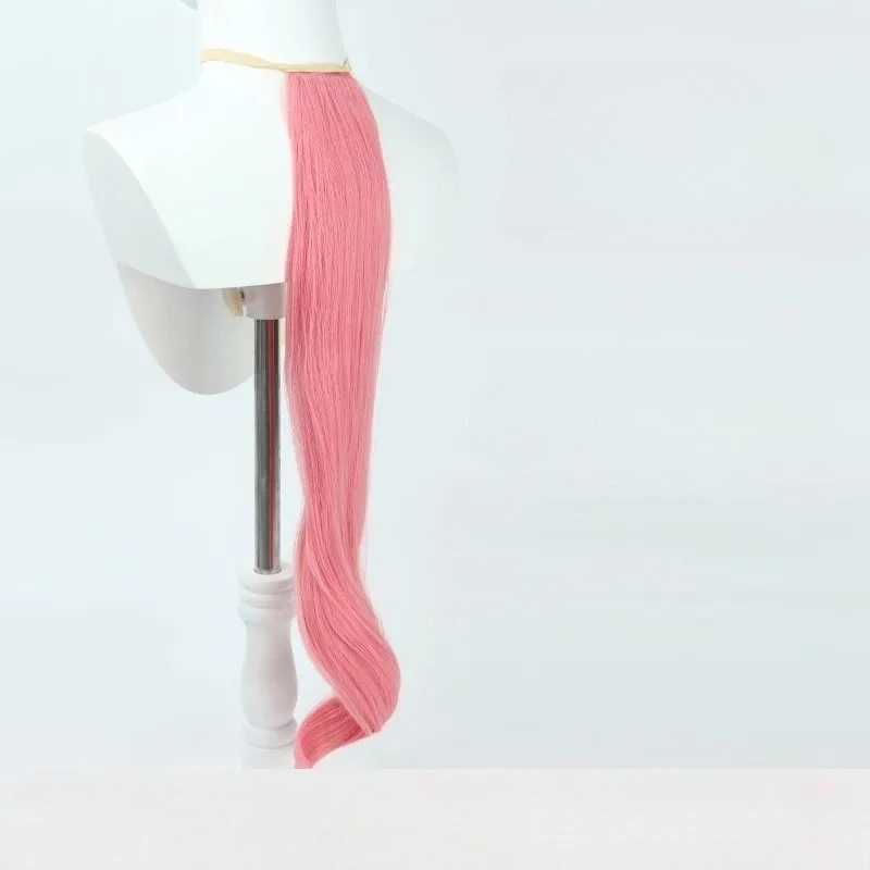 우마 무스메 예쁜 더비 하루 우라라 코스프레 가발 춘리 스타일 게임 롤플레잉 파티 소품 가발 합성 머리카락 내열성 섬유