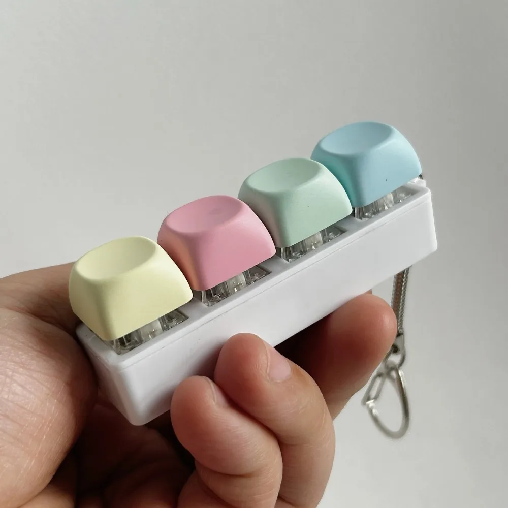 Entspannende 4/9 Tasten Finger Tastatur Tastenkappe Schlüssel Taste Dekompression Spielzeug Stress Relief Gadget Pinch Spielzeug Erwachsene