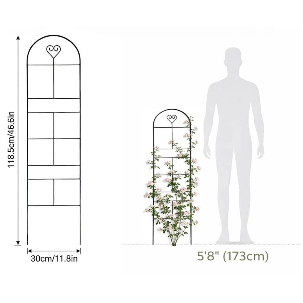 Vine Support Structure Iron Plant Trellis For Balcony Gardening Multi Purpose Trellis For Vines Stable Plant Holder
