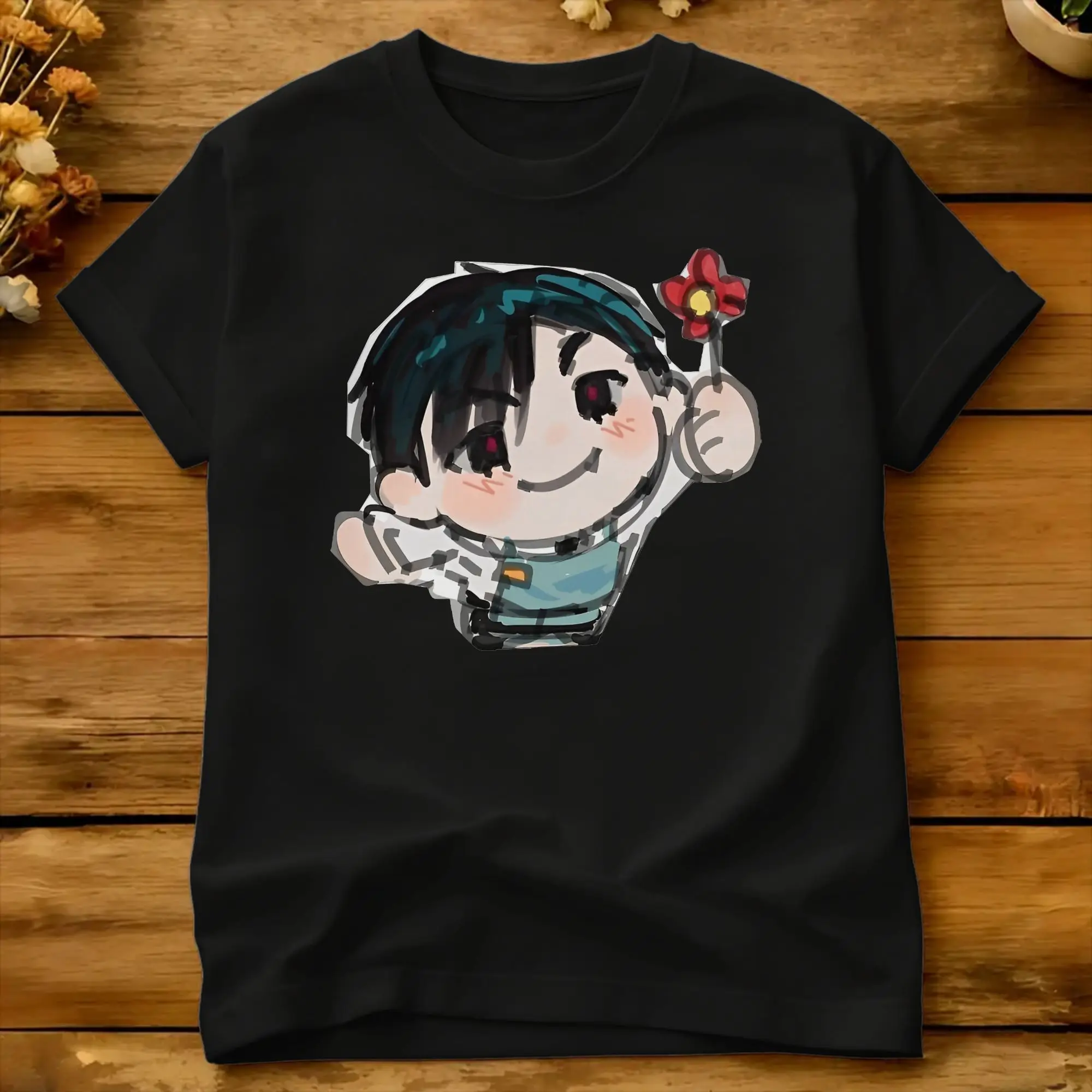 Alien stage Chibi Ivan bayingimg T-Shirt Beach  Trending T-Shirts Cotton O-Neck Oversize Tees Short Sleeve Y2K Retro Tops