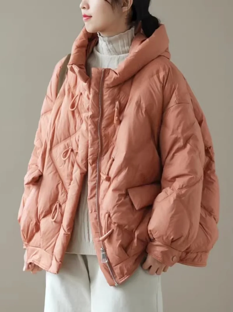 سترة قطن نسائية 2025 تصميم منتج جديد للخريف والشتاء معطف خبز دافئ من القطن Mujer Abrigos W1066