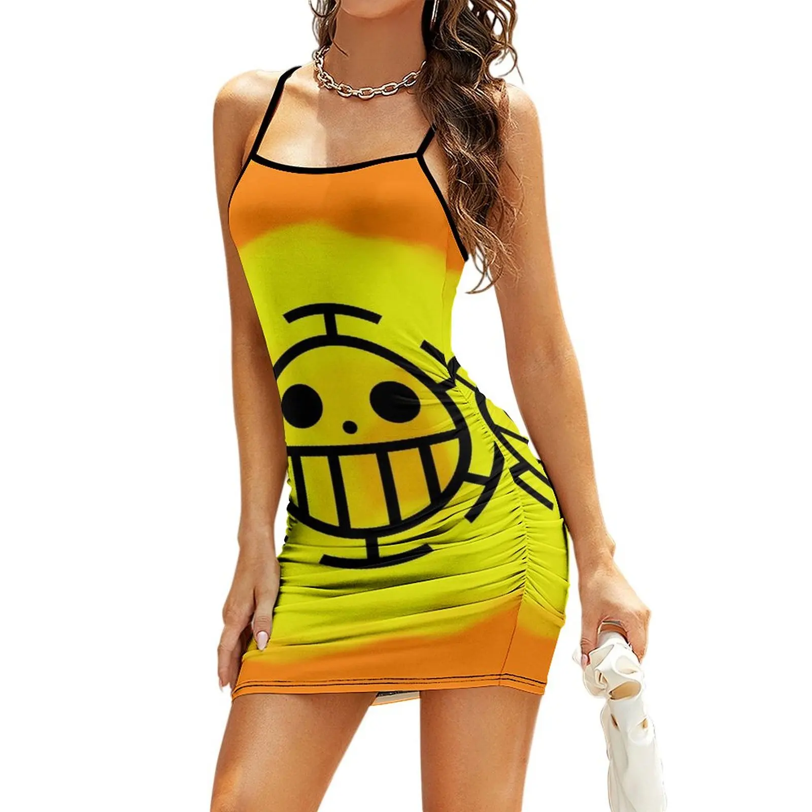 Trafalgar d Law flag Sling Dress beach dresses long dress women summer elegant evening dresses for women 2025