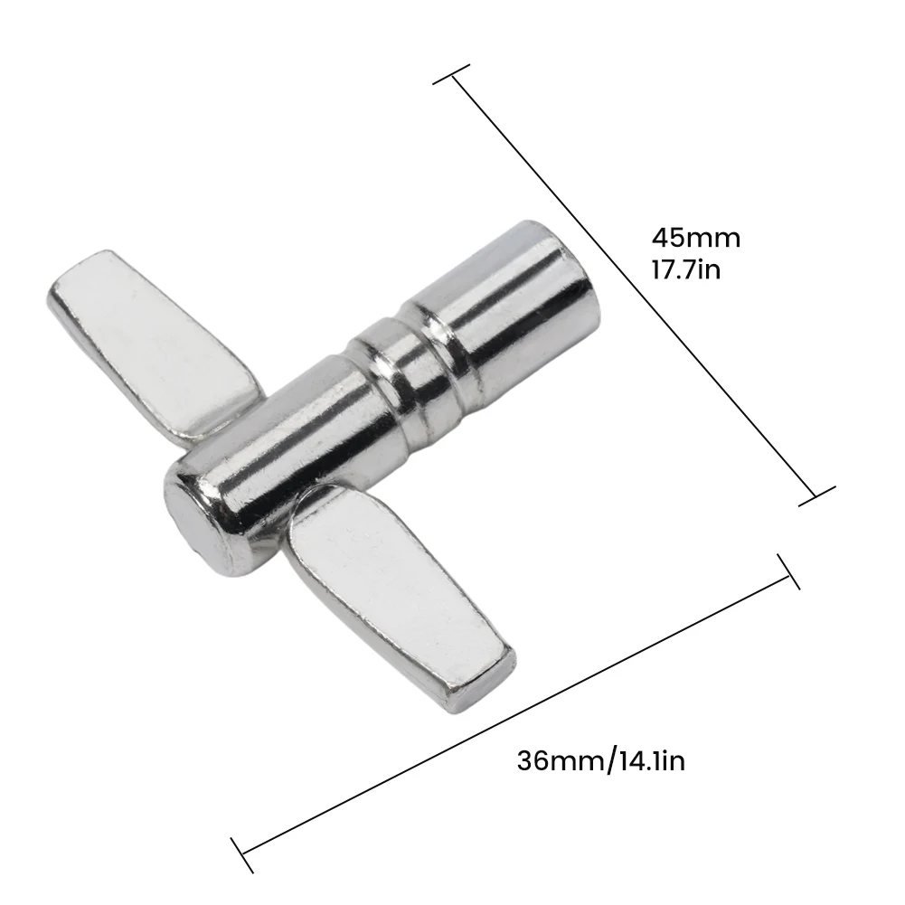 

Metal Drum Key Professional 5.5mm Square Tuning Tool For Percussion Instruments Silver Adjustment Wrench For Drum Enthusiasts