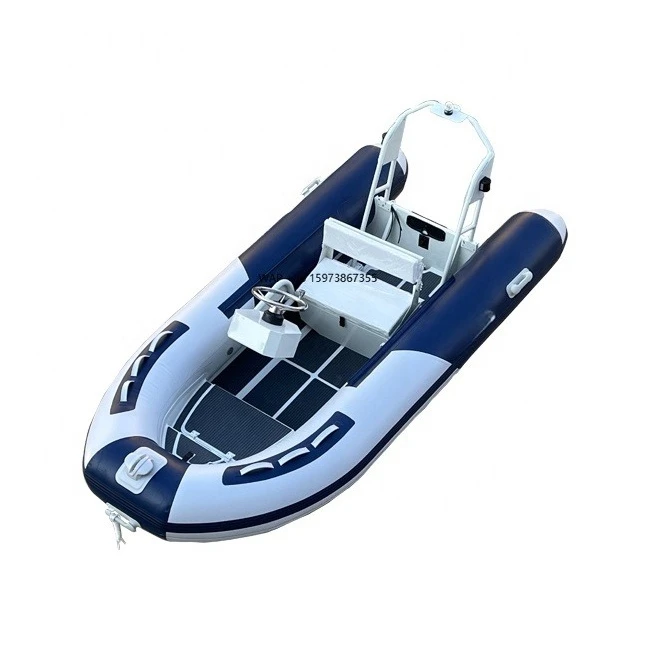 

CE Certified Small 11ft RIB330 PVC/Hypalon/Orca Aluminum Semi-Rigid Inflatable Fishing Boat for Sale