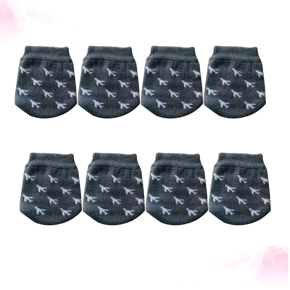 8Pcs Trolley Wheel Cover Soft Non-Slip Chair Feet Sleeves Suitable for Foot Circumferences 12-30Cm Wheel Protectors Table Feet