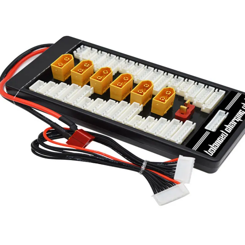 2S-6S lithium battery model airplane parallel charging board expansion board B6 balanced charger universal T-plug XT60 XT30board
