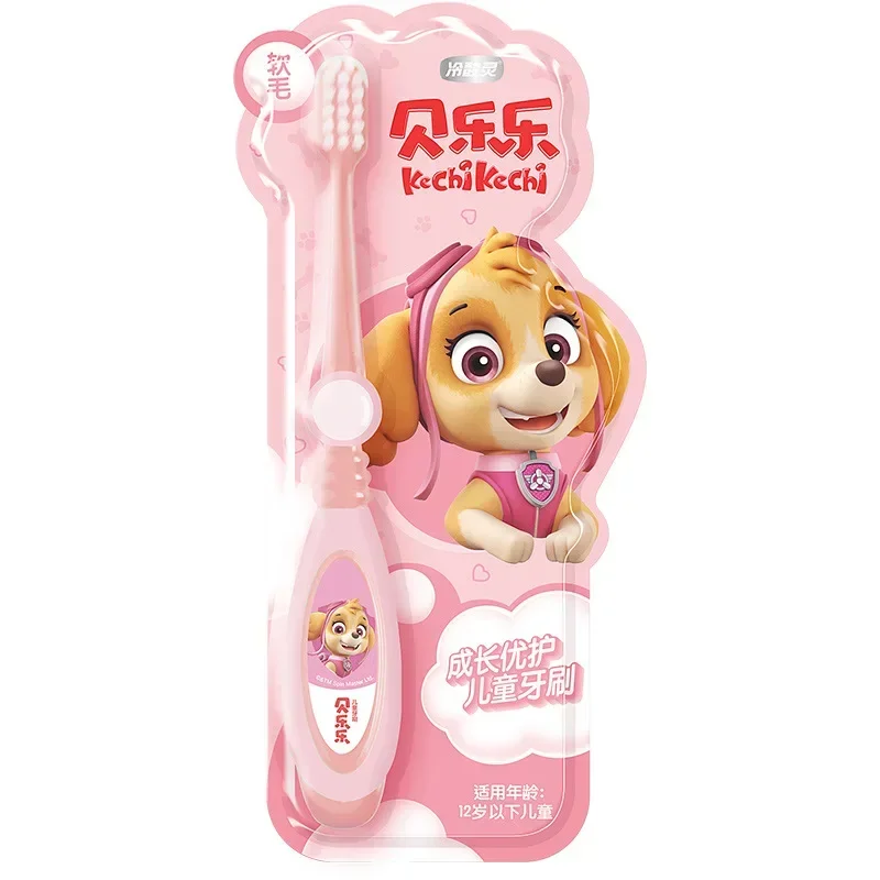 Paw Patrol Children's Toothbrush Chase Skye Anime Figures Rubber Cleaning Suitable for 2-12 Years Old Kids Gifts