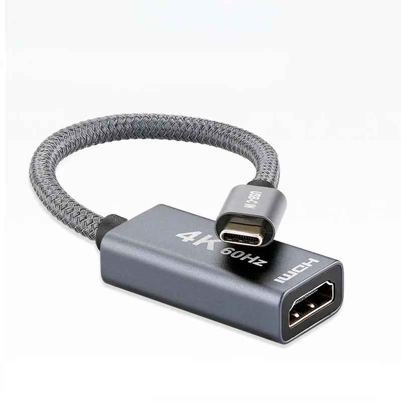 Thunderbolt 3 tipo C a Displayport 1,4, Cable USB C 3,1 macho a DP hembra, convertidor 4K @ 120HZ, adaptador HD para MacBook