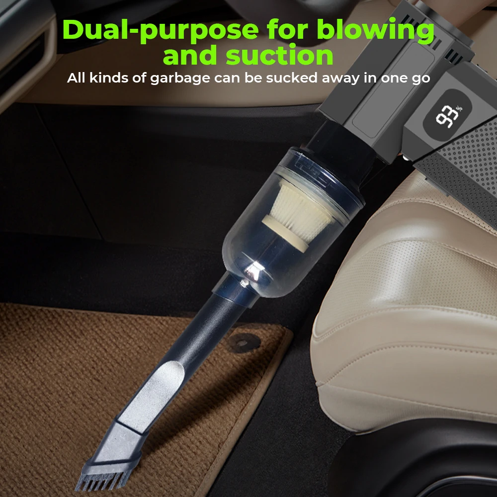 980000RPM Mini Turbo Jet Fan Electric Air Duster Adjustable wind speed Turbo Violent Blower Rechargeable with Light Car Cleaning