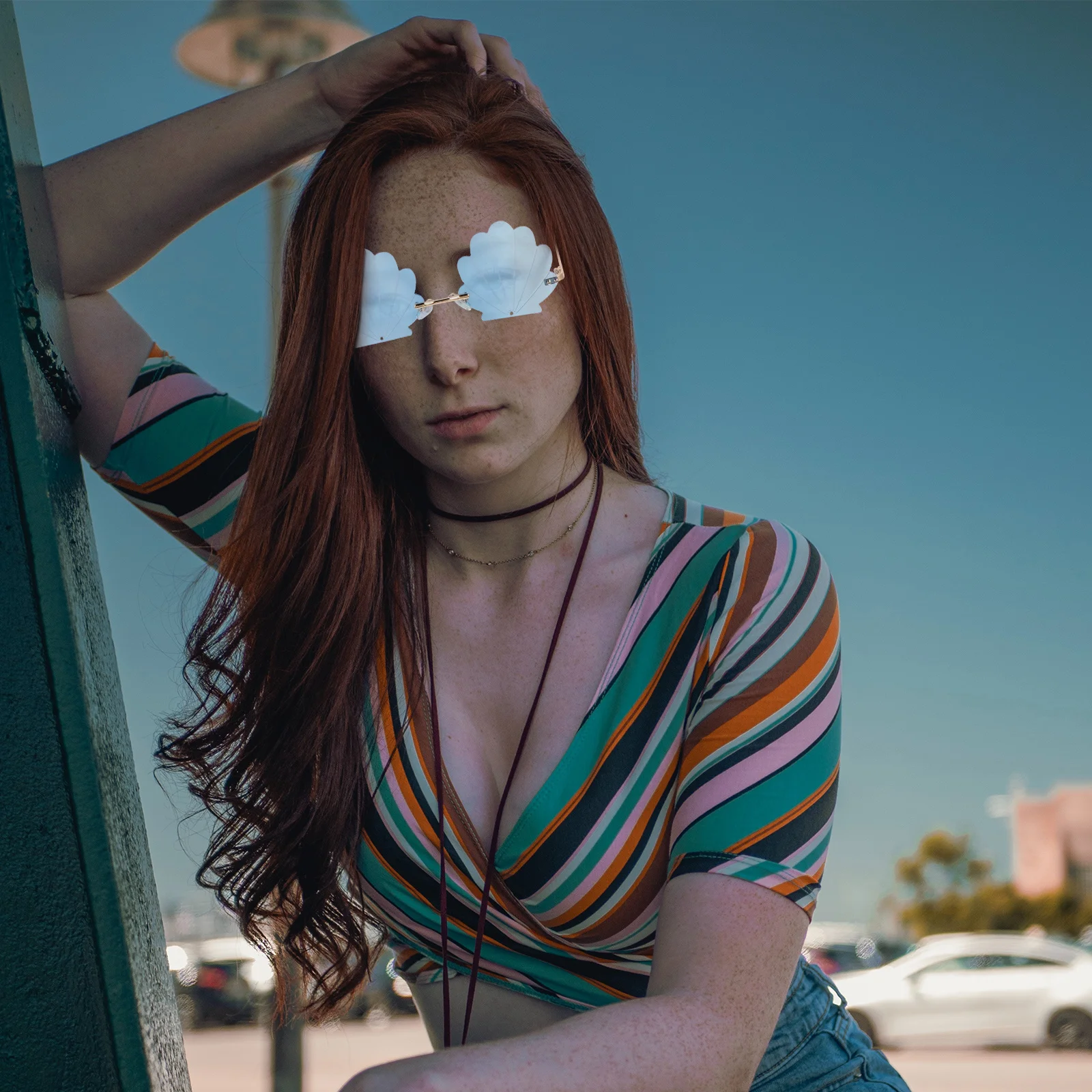 1pc Funny Sunglasses for Party Photo Props Beach Vacation Accessories Cool Design Stylish Eyewear Sun Glasses