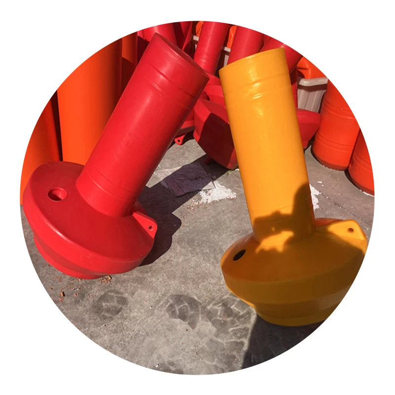 مصنع مخصص 700mm البلاستيك الملاحة العوامة البحرية PE انظر تحذير Ais العوامة علامات مع الضوء #1