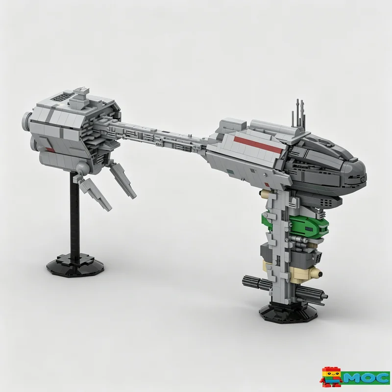 1960 Parts Nebulon-B Escort Frigate V2 MOC Sci-Fi Space Ship Building Blocks Model DIY Assembly Educational Toy Birthday Gifts