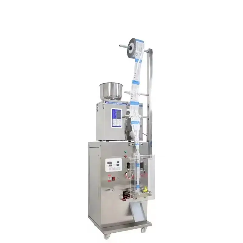 1-200G Multi-Function Spiral Feeding Automatic Bag Packing Machine Rotary Tea Bags Granule Weighing Filling and Packing Machine