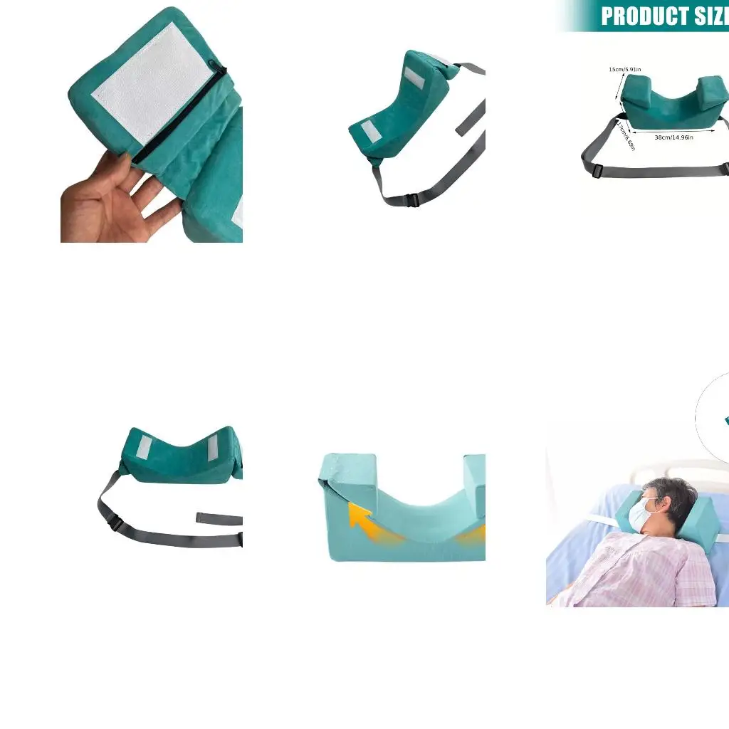  Adjustable Breathable Neck Stabilizer Pillow For Bedridden Positioning Comfort