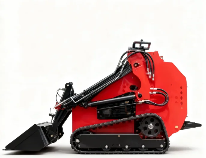 Дешевый мини-погрузчик с бортовым поворотом, прочный и удобный, небольшой гусеничный мини-погрузчик с поворотом на 23 л.с., мини-погрузчик с бортовым поворотом и 3 насосами