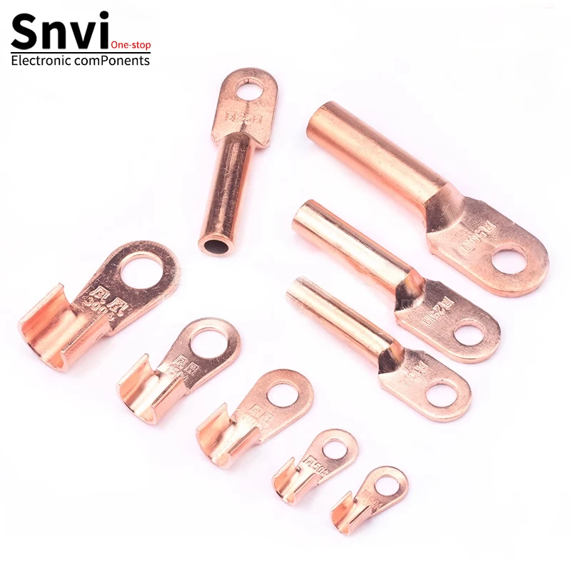 

Snvi OT open nose DT copper nose copper joint round hole wire ear cable terminal 30A50A100A100 square mm