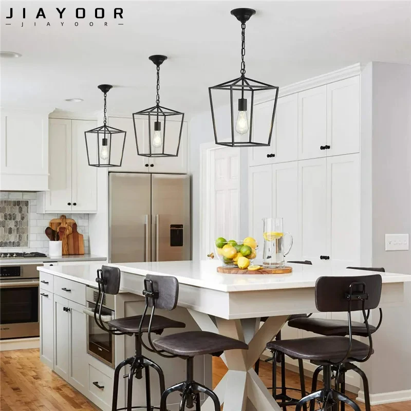 

Industrial Style LED Iron Art Black Gold Pendant Lamp Loft Duplex Living Room Dining Room Pendant Lamp Home Decoration Lighting