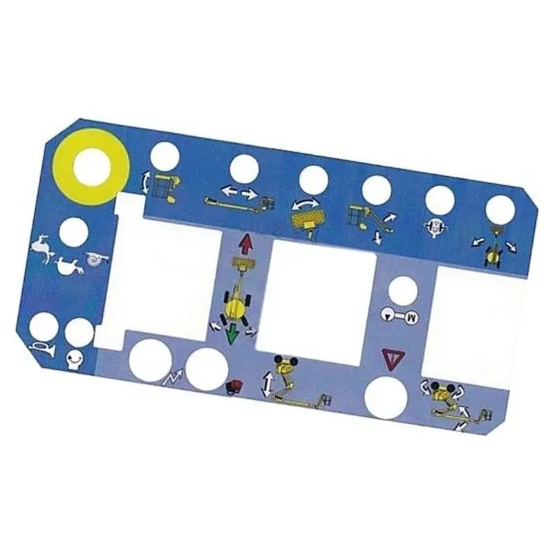 Leading-Upper Control Box Decal For Haulotte HA16PX, HA18PX- Part No. 307P217930
