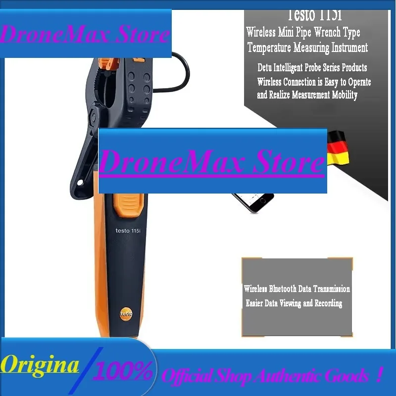 DroMaTesto 0563 0002 10 Smart Probes AC &Refrigeration Test Kit 2pcs Testo 115i And 2 Pcs Testo 549i Wireless Smart Bluetooth-co