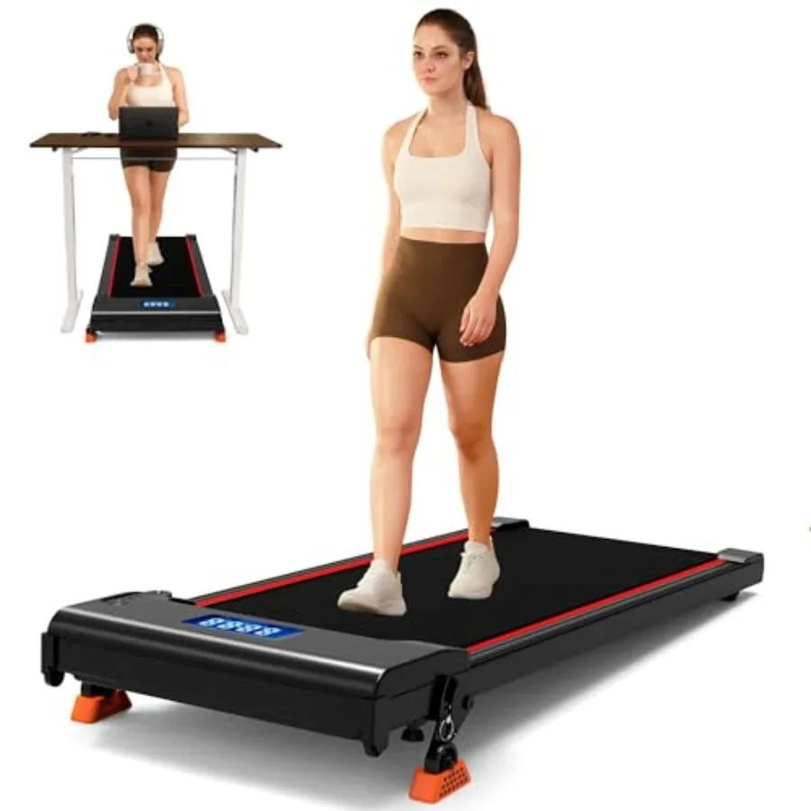 

Беговая дорожка NeoSilent Walking Pad с регулировкой угла наклона, 4 уровня наклона до 9% и двигатель BLDC, сверхширокая лента, управление через приложение и пульт ДУ, компактная