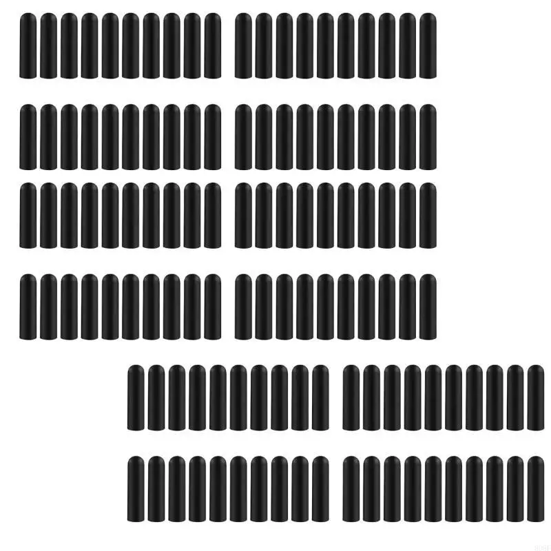 808F حزمة من 120 قبعات سيليكون مقاومة للحرارة LED LED SILICONE METURE