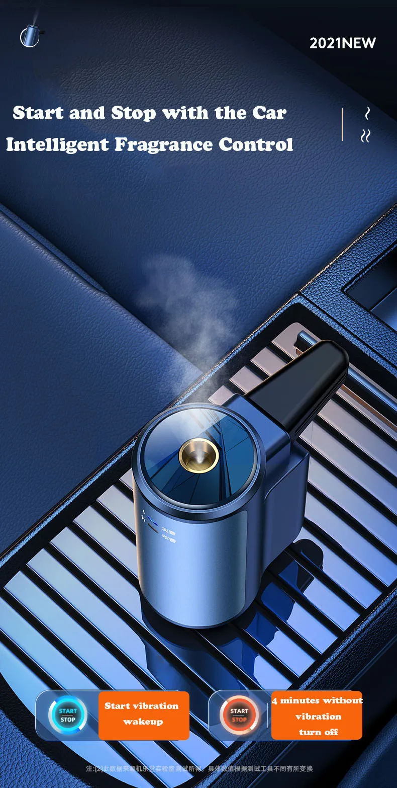 Auto elektrische Aroma Diffusor ätherische Öl Auto Duft Lufter frischer Luft reiniger Luftbe feuchter mit Box Duft für Auto nach Hause – Detail 3