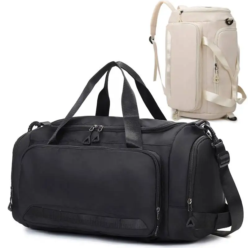 

Travel Bag Male Female Large Hand Luggage Dry Wet with Shoes Compartment Fitness Gym Sport Bag Short-Distance Traveling Backpack