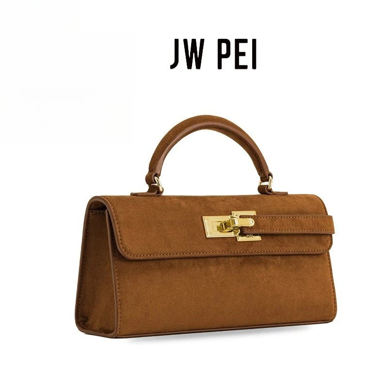 حقيبة يد JW PEI، حقيبة مربعة صغيرة، حقيبة يد، حقيبة كروس، حقيبة كيلي، متعددة الاستخدامات، كتلة ألوان، نمط جديد، حقيبة كتف