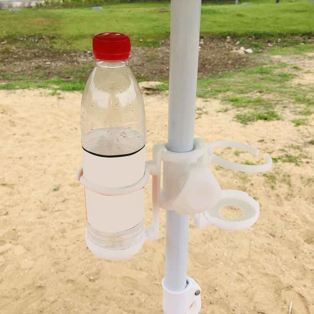 RABIT AS59~ Beach Umbrella Cup Holder Parasol Tray Cup Multi-Functional Sunshade Umbrella Tube Leak-Proof Water Tray Drinks Hold