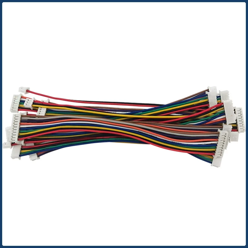 10 قطعة JST MX1.25mm 2/3/4/5/6/7/8/9/10/12Pin سلك طرفي إلكتروني كابلات الموصلات 28AWG التوصيل 10 سنتيمتر/20 سنتيمتر/30 سنتيمتر طويلة #3