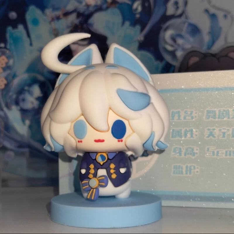 

Новая фигурка Kawaii Furina, аниме Genshin Impact Cats, подставка из ПВХ, модель, декор для дисплея, стоячие подарки на рабочем столе
