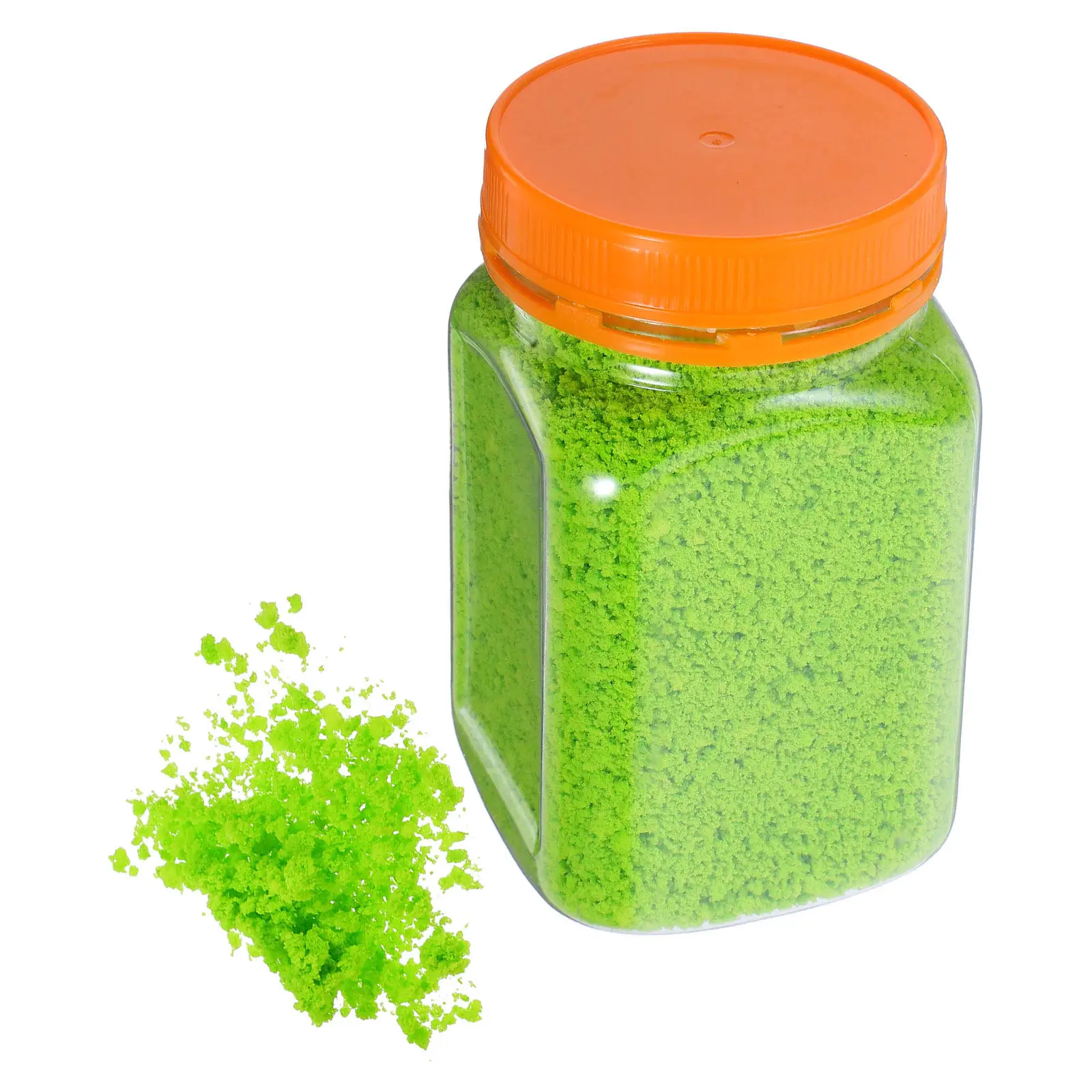 1 Bottle Landscape Dressing Scatter Artificial Moss Powder Sponge Tree Powder DIY Supplies for Garden Scenery Static Grass